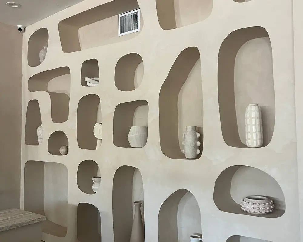 Construction coordination for detailed architectural finish work