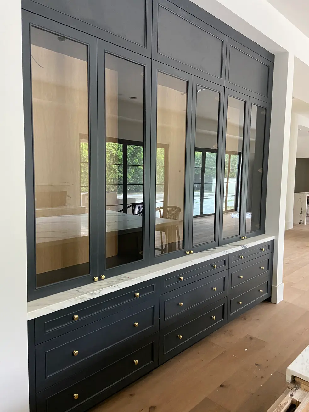Factory-quality kitchen cabinet refinishing by The Pink Guy
